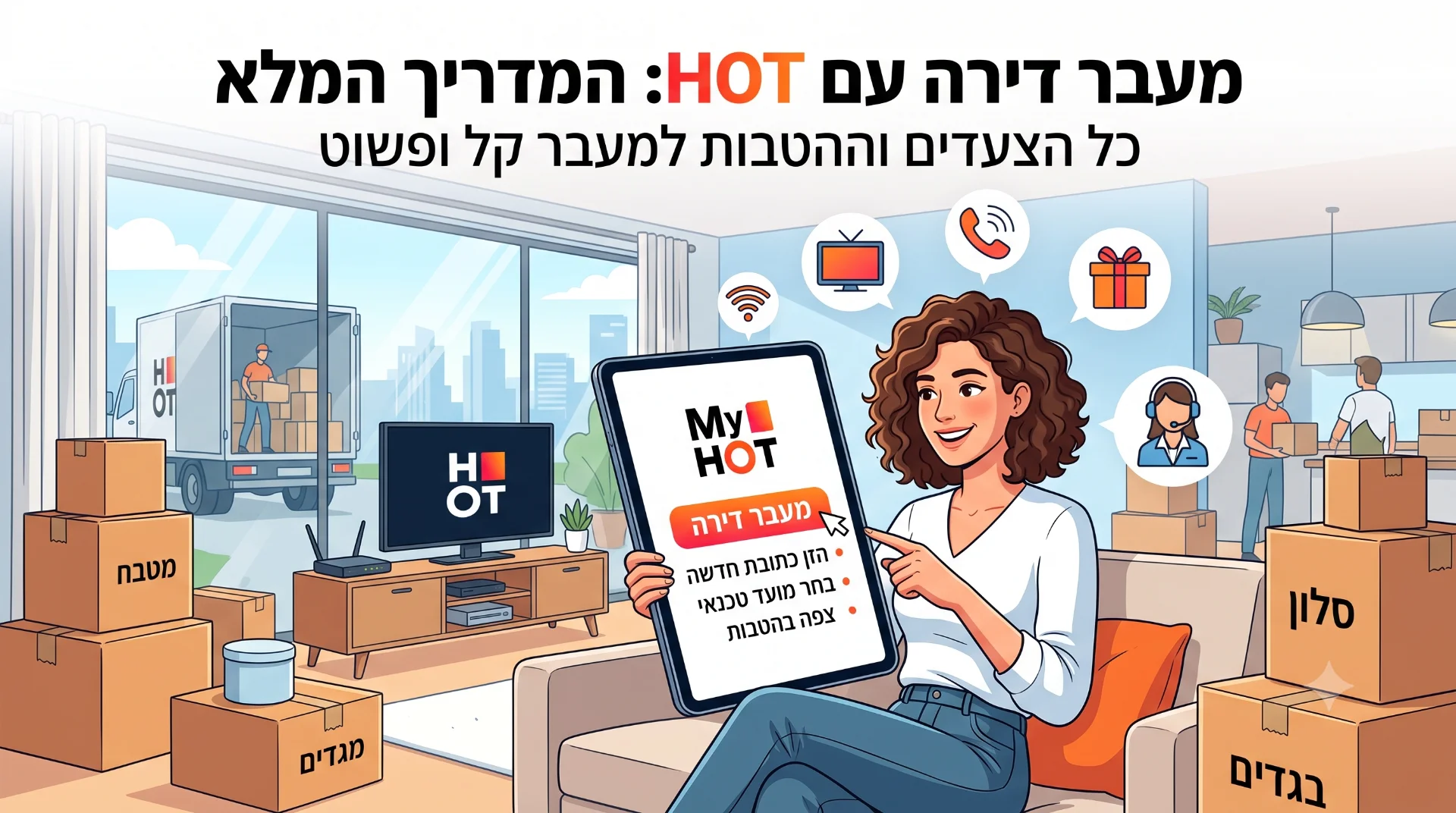 מעבר דירה עם HOT
